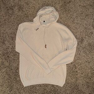 Waffle Knit Dress Hoodie